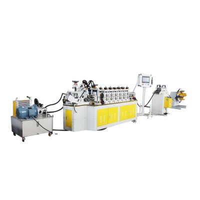 High Precision PLC Control System Steel Rims Barrel Hoop Cold Roll Making Forming Machine with Hydreulic Cutting