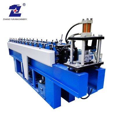 China Supplier PLC Control Electric Automatic Stainless Steel Trench Type Cable Tray Trunking Roll Forming Machine for Sale