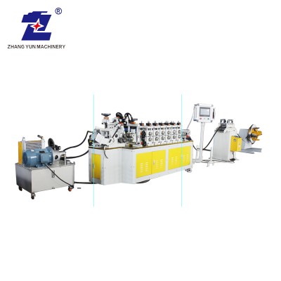 High Safety Level Automatic Stainless Steel Band Clamp Ring Bending Roll Making Cold Roll Forming Machine